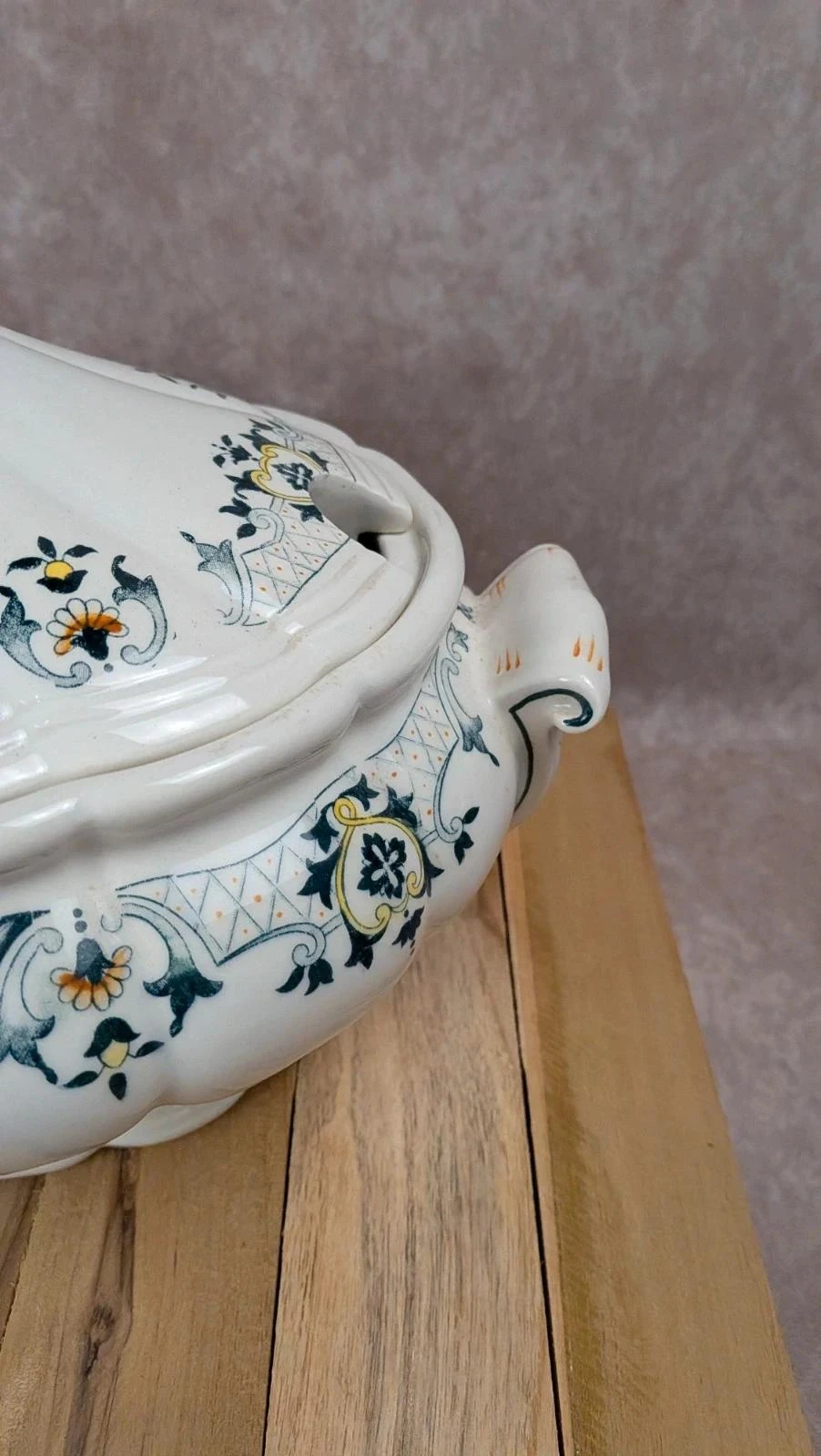 Grande soupière vintage Longchamp – photo 5